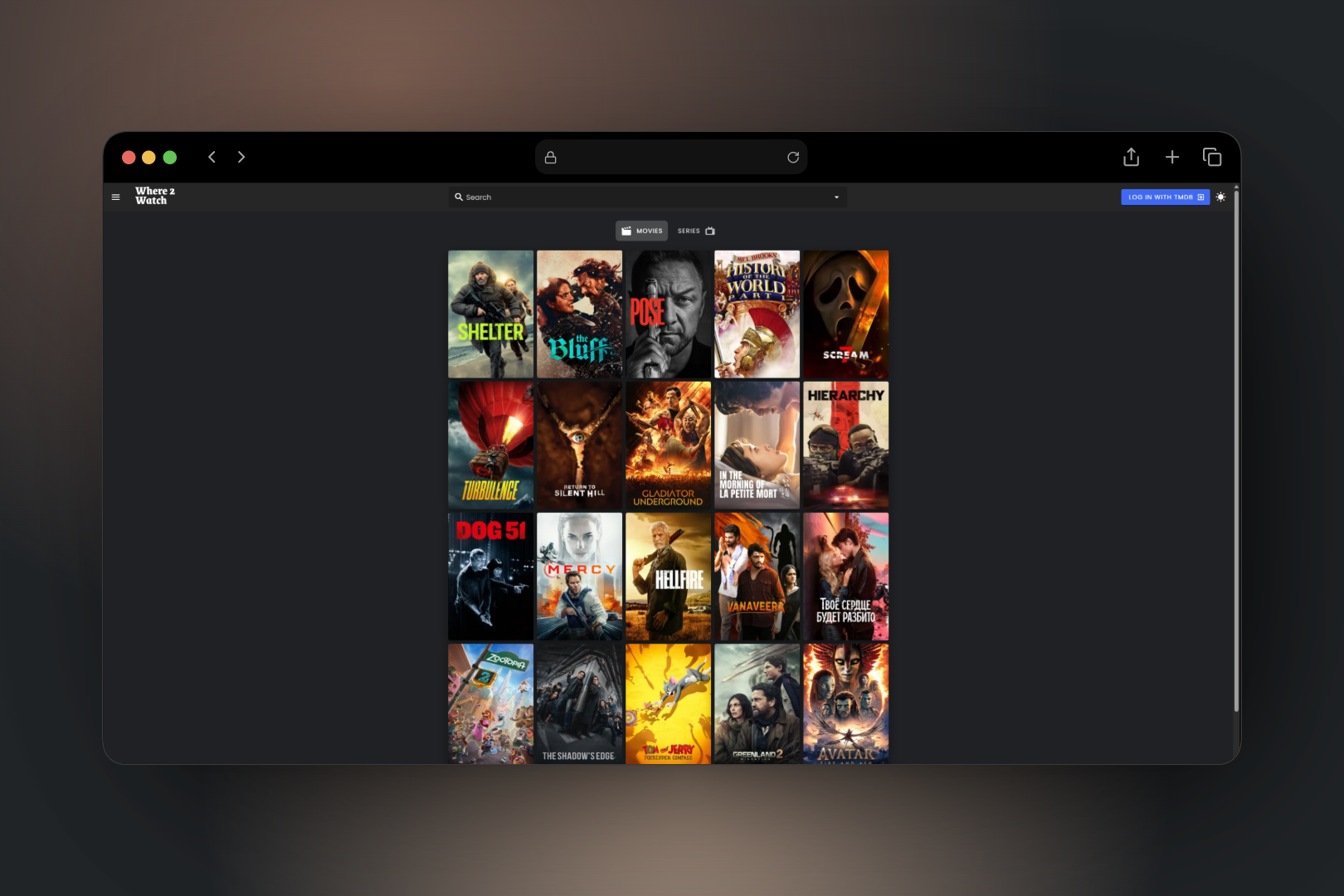 Movie Explorer visual 2